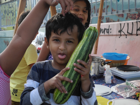 die zweite zucchini aus dem schwendergarten