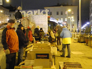 markt am abend