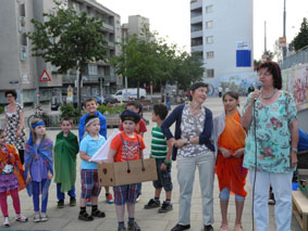 theatertruppe und elisabeth
