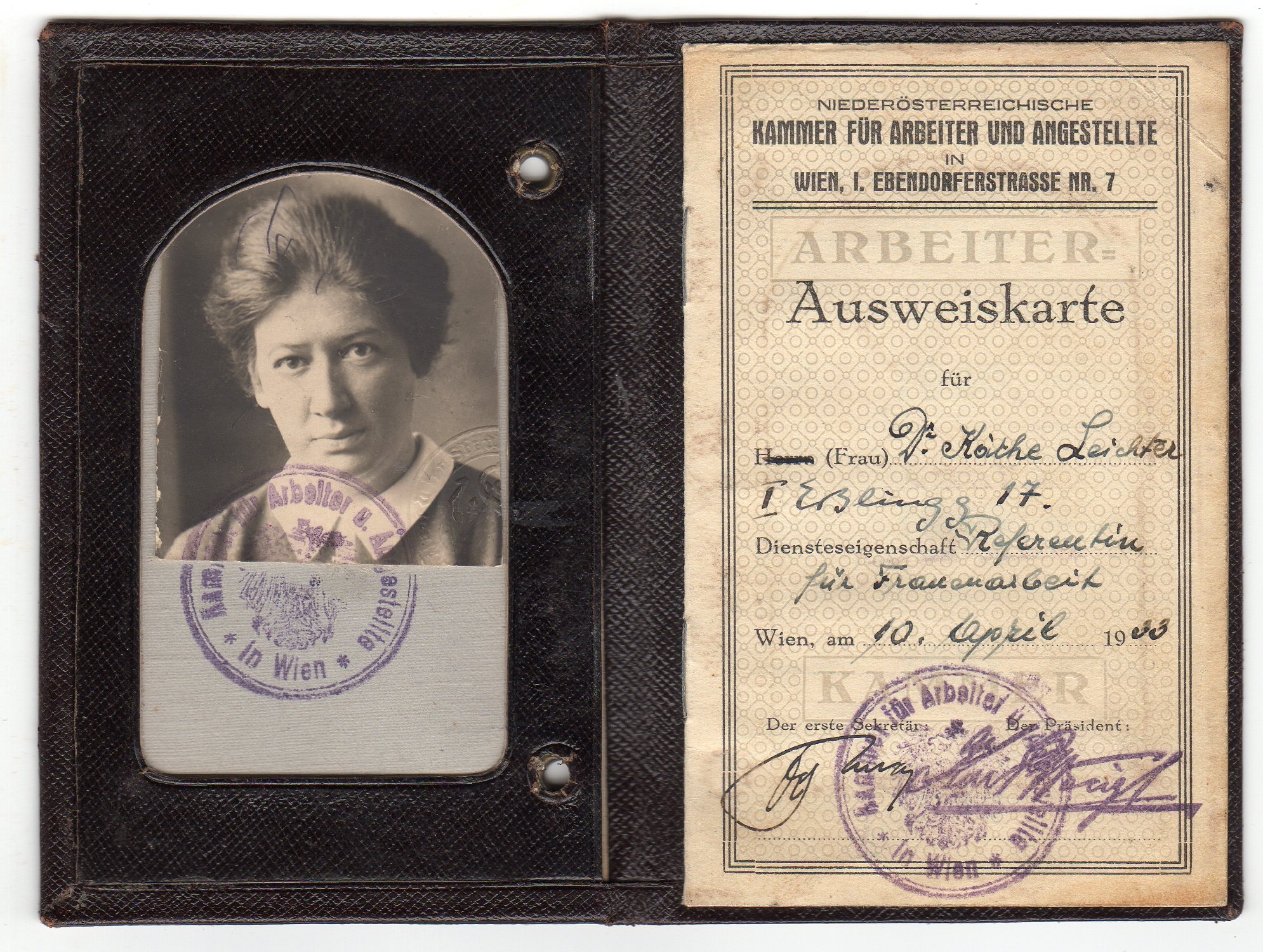 ausweiskarte kaethe leichter